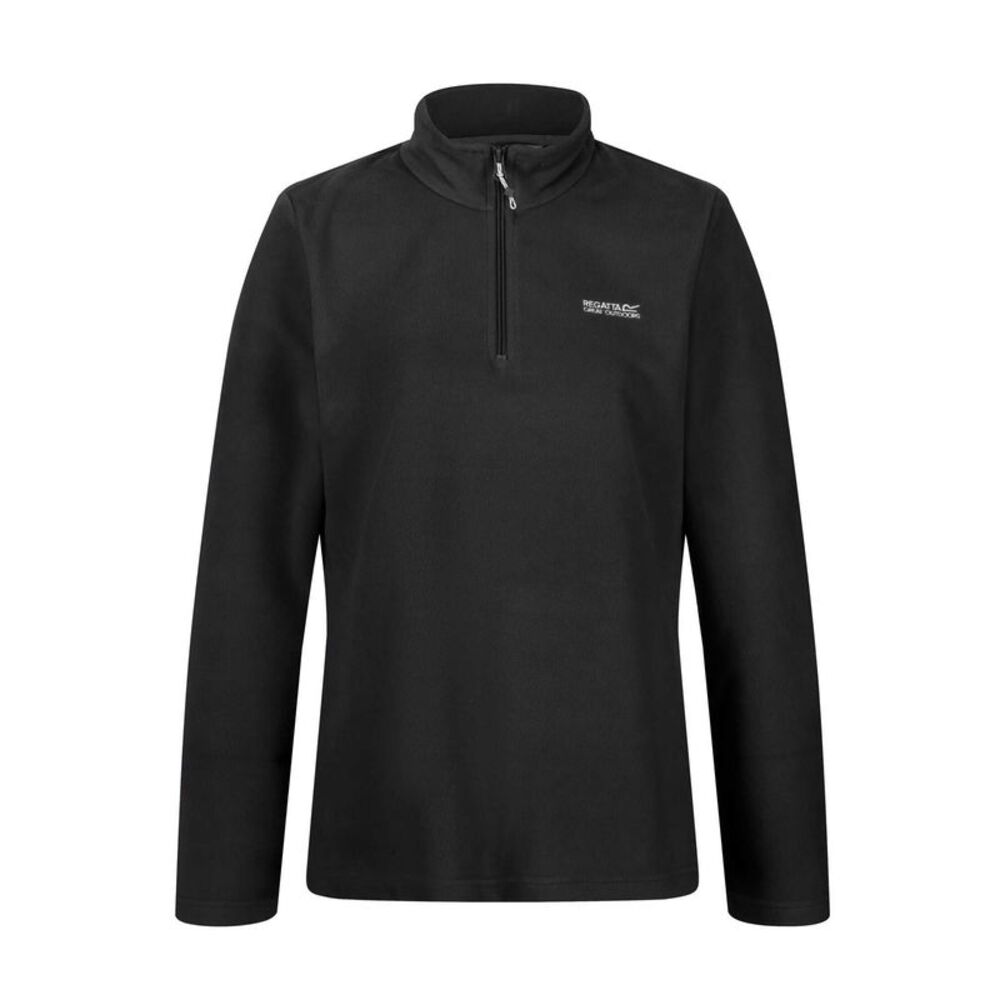 Regatta Great Outdoors Womens/Ladies Sweetheart 1/4 Zip Fleece Top / Black